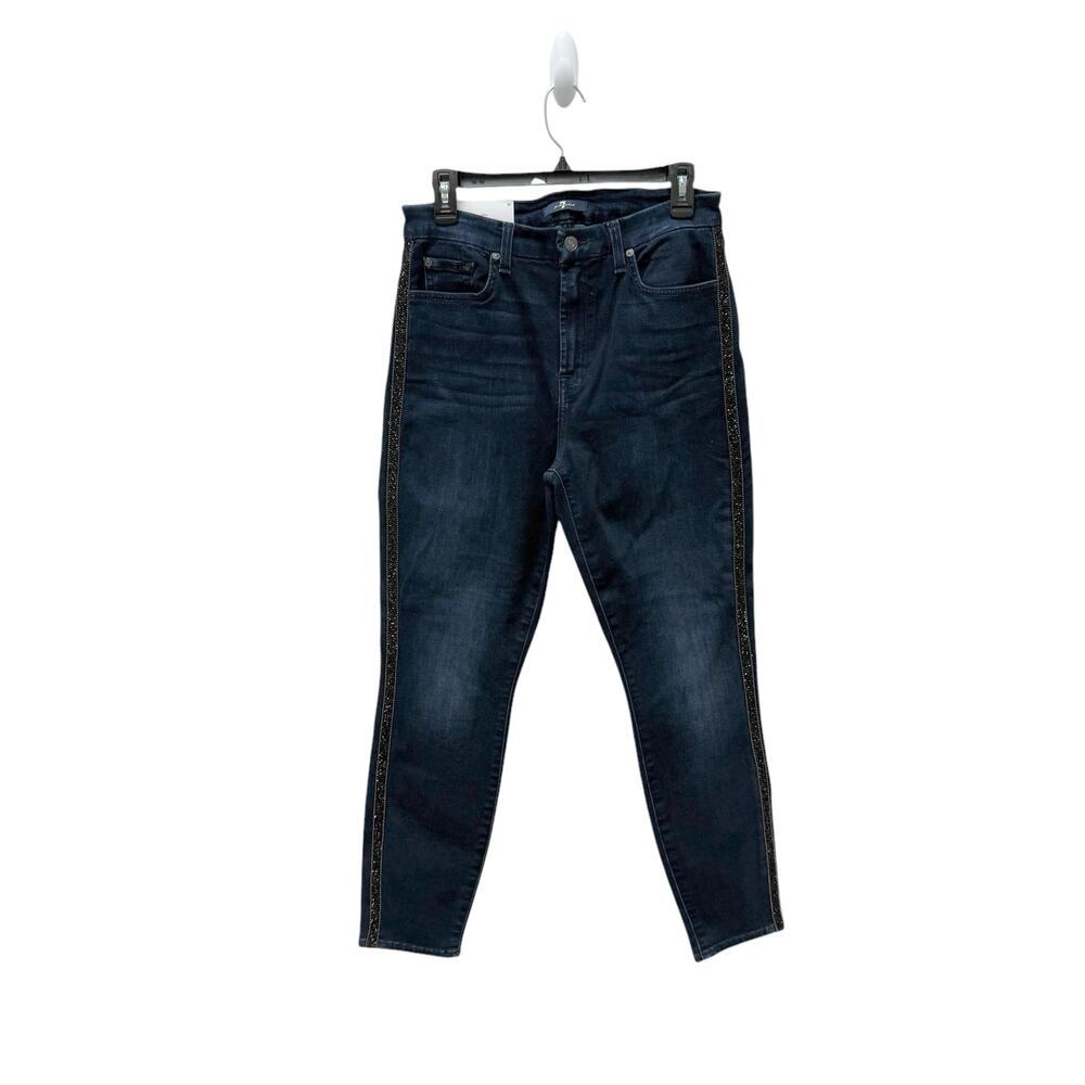 NWT‎ 7 For All Mankind High Waist Ankle Gwenevere Skinny Size 31